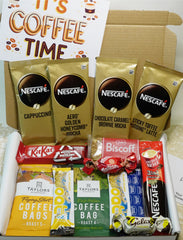 Coffee Lovers Biscuits & Chocolate Gift Box, Care Package, Christmas, Xmas Letterbox, Dad Gifts, Friend Hug In A Box, Birthday Gift, Mum