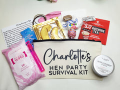Personalised Hangover Kit | Prefilled Survival Kit | Hen do | Favour | Wedding | Bride |Recovery | Party | Bachelorette | Stag Do | Bachelor