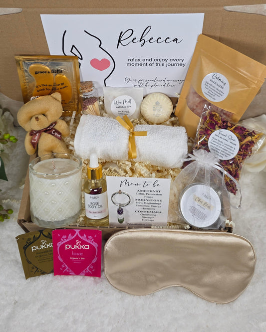 Pregnancy Care Package | Mum to Be Gift Box | New Mum Gift Set | Baby Shower Gift | Self Care Box for Expecting Mom | Pregnancy Pamper Kit